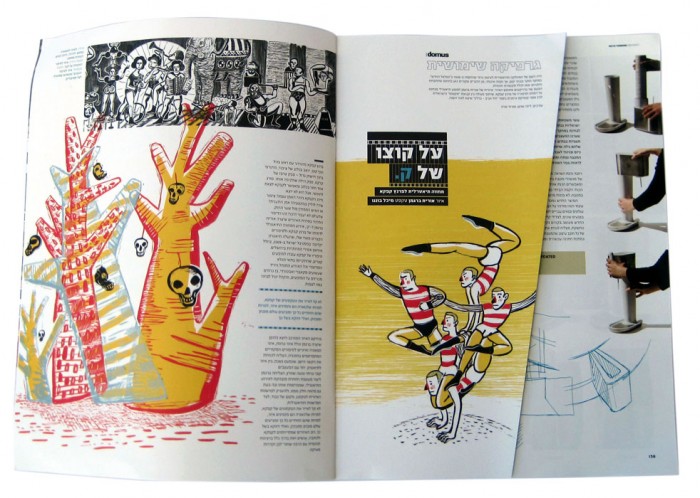 levy creative management, orit berman, illustration, domus magazine, "k", israeli artist