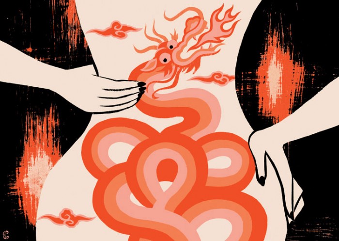 levy creative management, christopher nielsen, luerzers archive, dragon, gastronomy, gastro, conceptual illustration